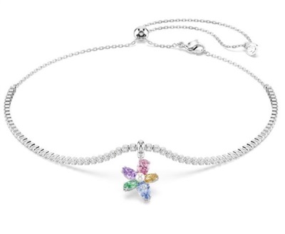 Swarovski SW5749189 Silver Flower Motif Necklace