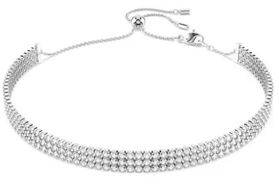 Swarovski Matrix Tennis SW5685755, серебристое колье-чокер