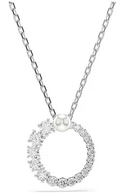 Колье Swarovski Matrix Crystal Pearl SW5688751, серебристое