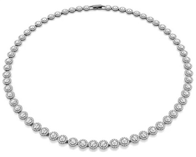 Swarovski Una Angelic SW5681057, чёрное колье