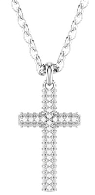 Swarovski Insigne Pendant Cross SW5675577, колье с крестом, серебристое