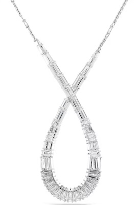 Swarovski Hyperbola pendant, Infinity SW5679438 Kolye Gümüş