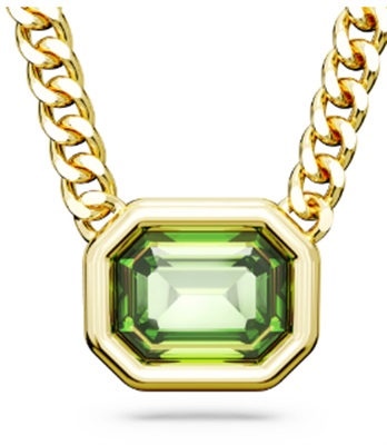 Swarovski Millenia pendant, Octagon cut SW5671583 Kolye Yeşil