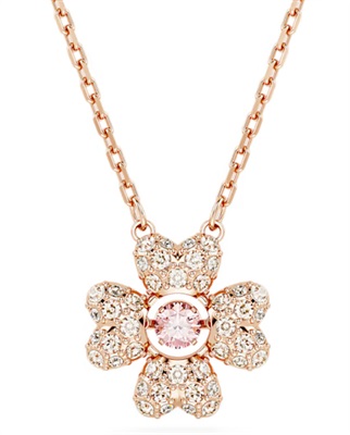 Swarovski Idyllia Clover SW5674211, колье Rose Gold