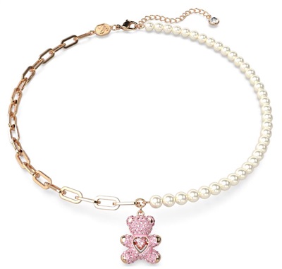 Swarovski Teddy pendant, Bear SW5669166 Kolye Rose Gold