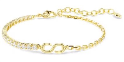 Swarovski Matrix Chain 5753925, золотистый браслет