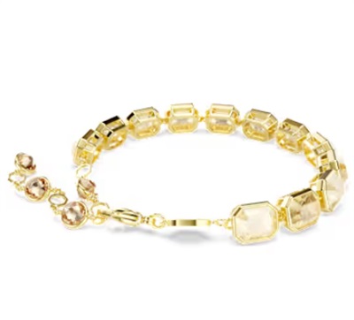 Swarovski Millenia Tennis Bracelet SW5720912 Brown Yellow