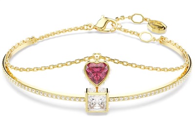 Swarovski Chroma bangle, Heart SW5683835 Bilezik Altın