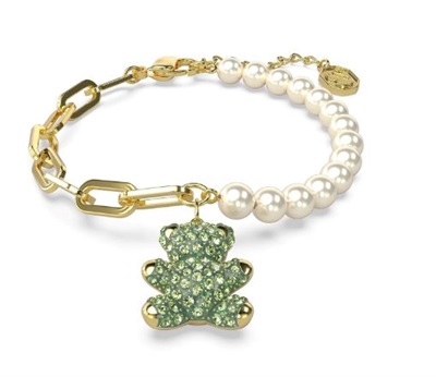 Swarovski Teddy Bear SW5669167 Gold Bracelet