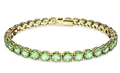 Swarovski Matrix Tennis браслет SW5658848, зелёный 5660912