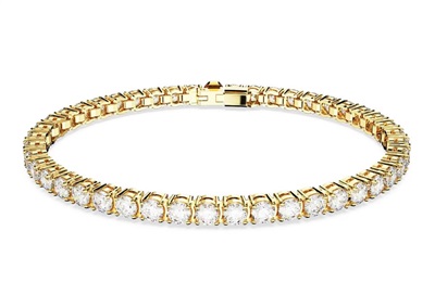 Swarovski Matrix Tennis SW5657665, золотистый браслет