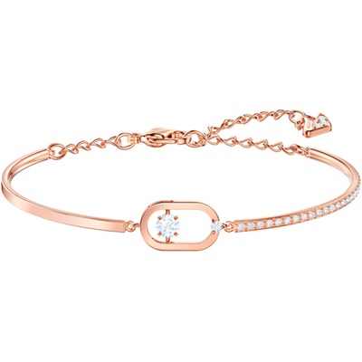 Swarovski North Bracelet Oval Pave SW5472382 Rose Gold Bracelet