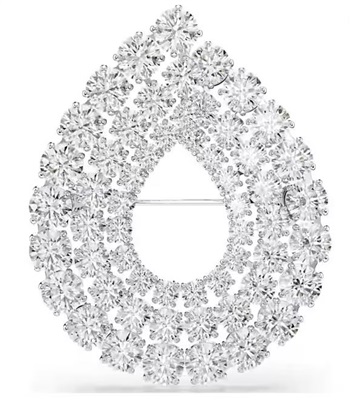 Swarovski Matrix brooch SW5714648 Broş Gümüş