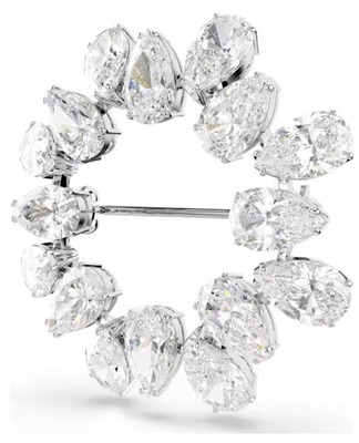 Swarovski Matrix brooch SW5714646 Broş Gümüş