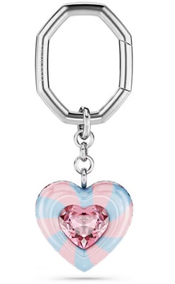 Swarovski Dulcis key ring, Heart cut SW5713882 Anahtarlik Gümüş