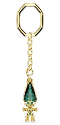 Swarovski Good Luck Trolls SW5696147, золотистый брелок