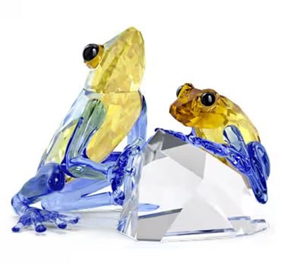 Swarovski Idyllia Frog and Baby SW5721547 Crystal Ornament