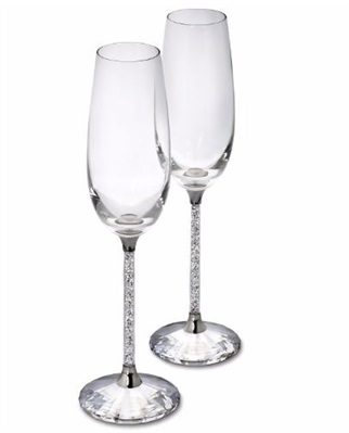 Swarovski Crystalline Toasting Flutes SW255678, набор из 2 бокалов