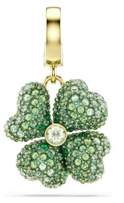 Swarovski Idyllia Clover Charm 5743130, зелёный