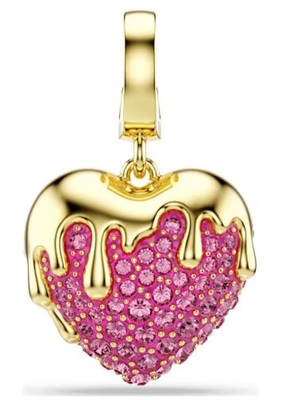 Swarovski Idyllia charm, Heart SW5742953 Altın