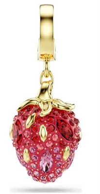 Swarovski Idyllia charm, Strawberry SW5743136 Altın