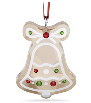 Swarovski Holiday Cheers Gingerbread Bell Ornament SW5681580, золотой