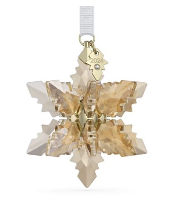 Swarovski Annual Edition Festive 3D Ornament 2024 SW5674348 Altın