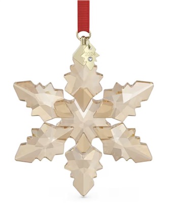 Swarovski Annual Edition Festive Ornament 2024 SW5674349 Altın