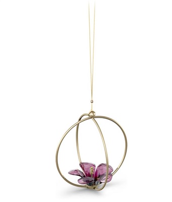 Swarovski Garden Tales Hibiscus Ball Ornament, Large SW5619233 Altın