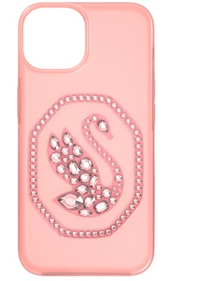 Swarovski Signum smartphone case, Swan, iPhone® 14 Pro SW5649847 Pembe