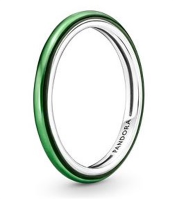 Pandora 199655C03 Silver Green Ring