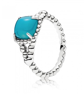 Pandora 197188NSC, синее кольцо