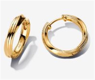 Pandora 263878C00 Gold-Tone Hoop Earrings