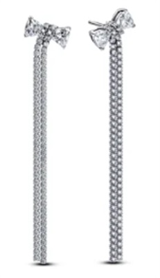 Pandora 293544C01 Серебристые серьги