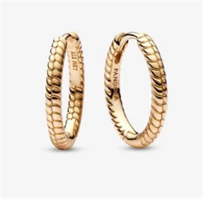 Pandora Moments Küçük Charm Halka Küpeler 262728C00 Altın