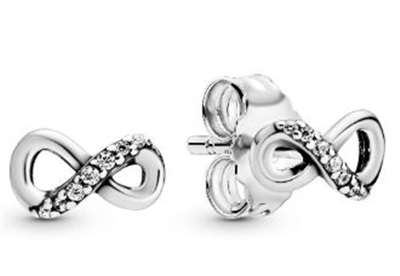 Pandora 298820C01 Silver Earrings