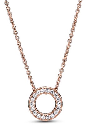 Pandora Rose 387436C01-45 Kolye Rose Gold