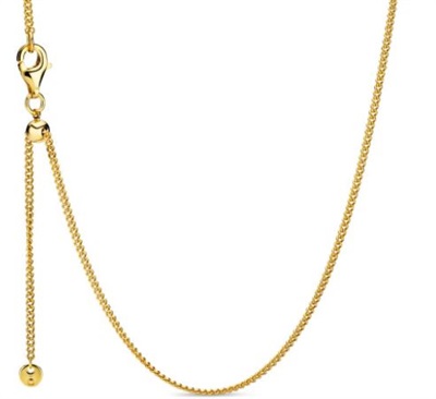 Pandora 368638C00-60 Gold Necklace