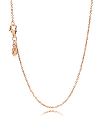 Pandora 580413-45 Rose Gold Necklace