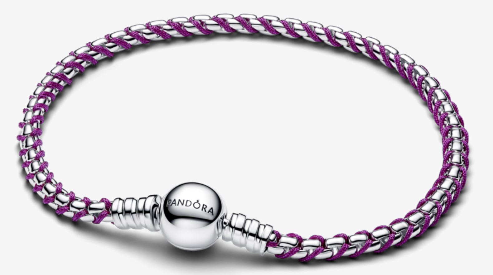 Pandora 593816C03, фиолетовый браслет