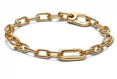 Pandora 569662C00 Small Link Chain Bracelet, Gold