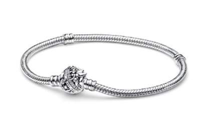 Pandora Disney Tinker Bell браслет-цепочка Pandora Moments с клипсой 592548C01, серебристый
