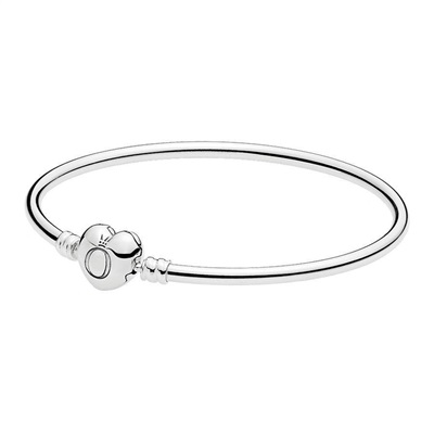 Pandora Moments 596268 Silver Bangle Bracelet