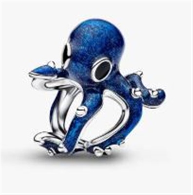 Pandora 794706C01 Blue Octopus Charm