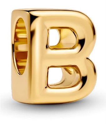 Pandora 763948C00 Gold B Letter Charm