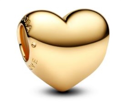 Pandora 763439C00 Шарм-сердце для гравировки, золотой