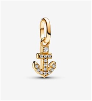 Pandora ME Anchor Mini Dangle Charm 763369C01 Gold
