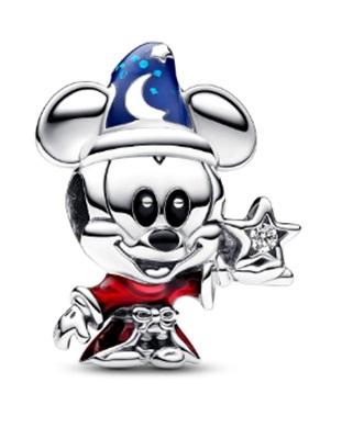 Pandora Disney Fantasia Mickey Charm 792954C01 Silver