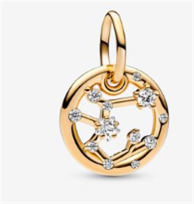 Pandora Zodyak Yay Charm Kolye Ucu 762723C01 Altın