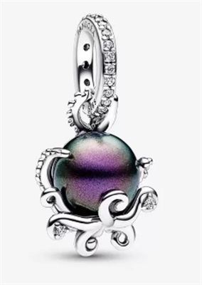 Pandora Disney The Little Mermaid Ursula Dangle Charm 792684C01, Multicolour
